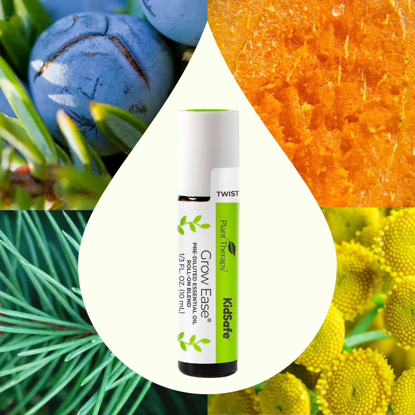 Grow Ease KidSafe Essential Oil Pre - Diluted Roll - On - EcoStuff