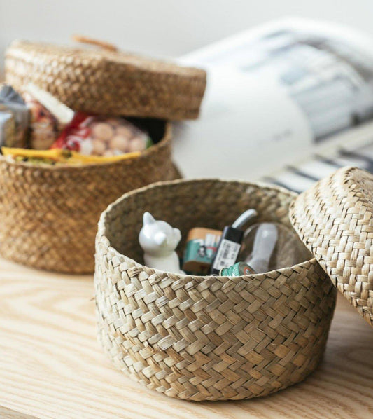 Handmade Bamboo Storage Baskets - EcoStuff