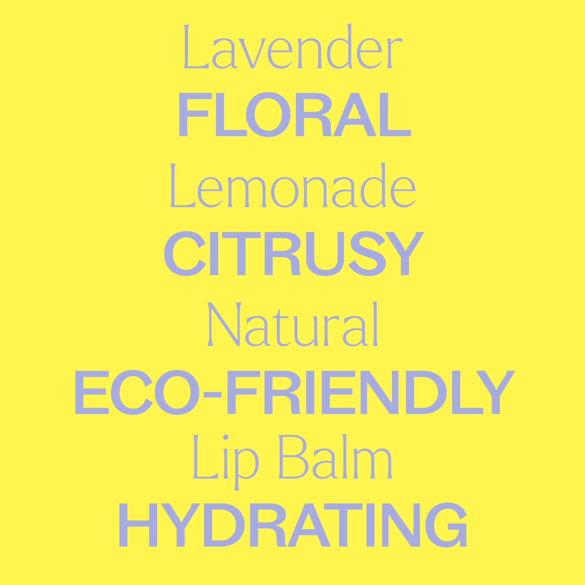 Lavender Lemonade Natural Lip Balm - EcoStuff
