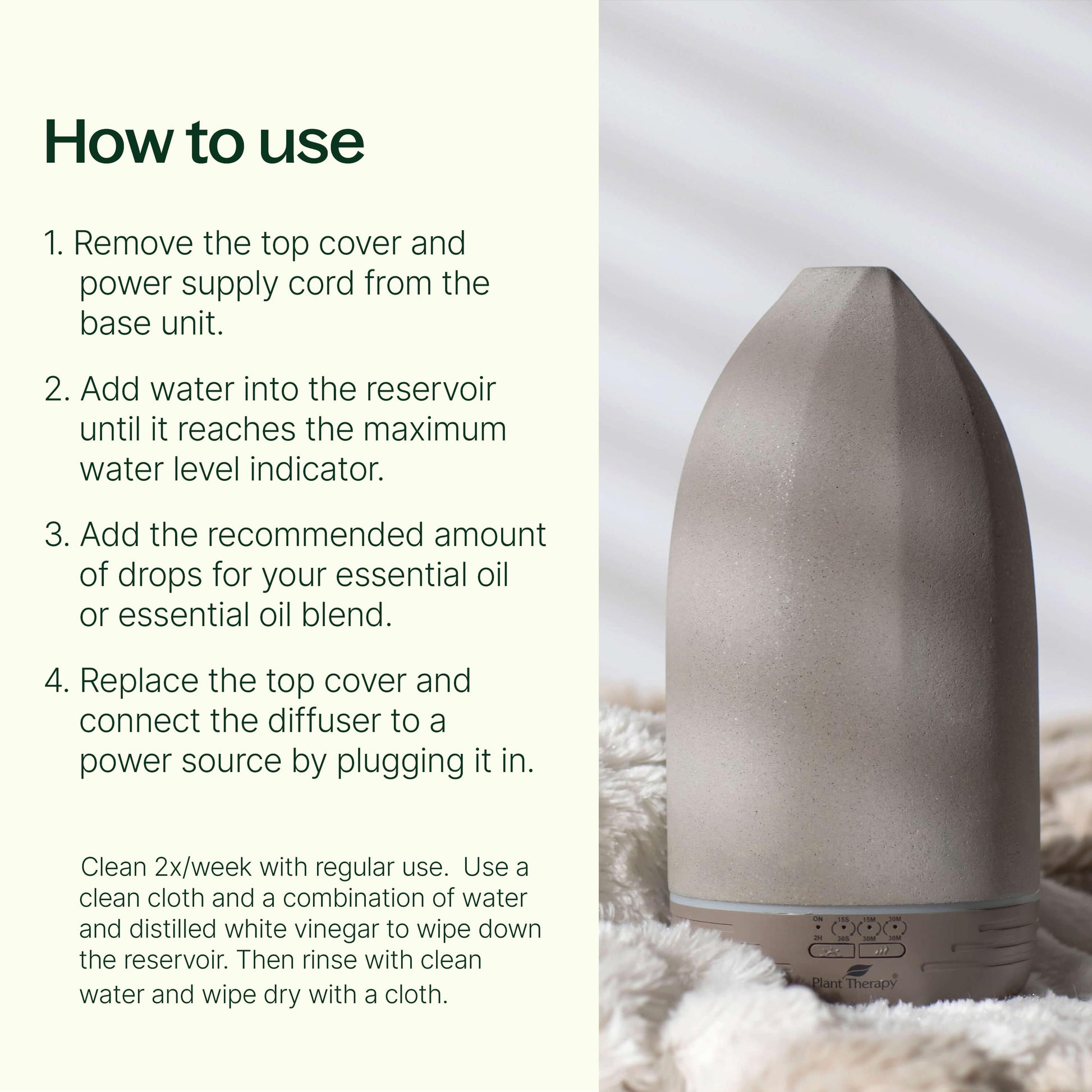Metro Stone Diffuser - Gray - EcoStuff