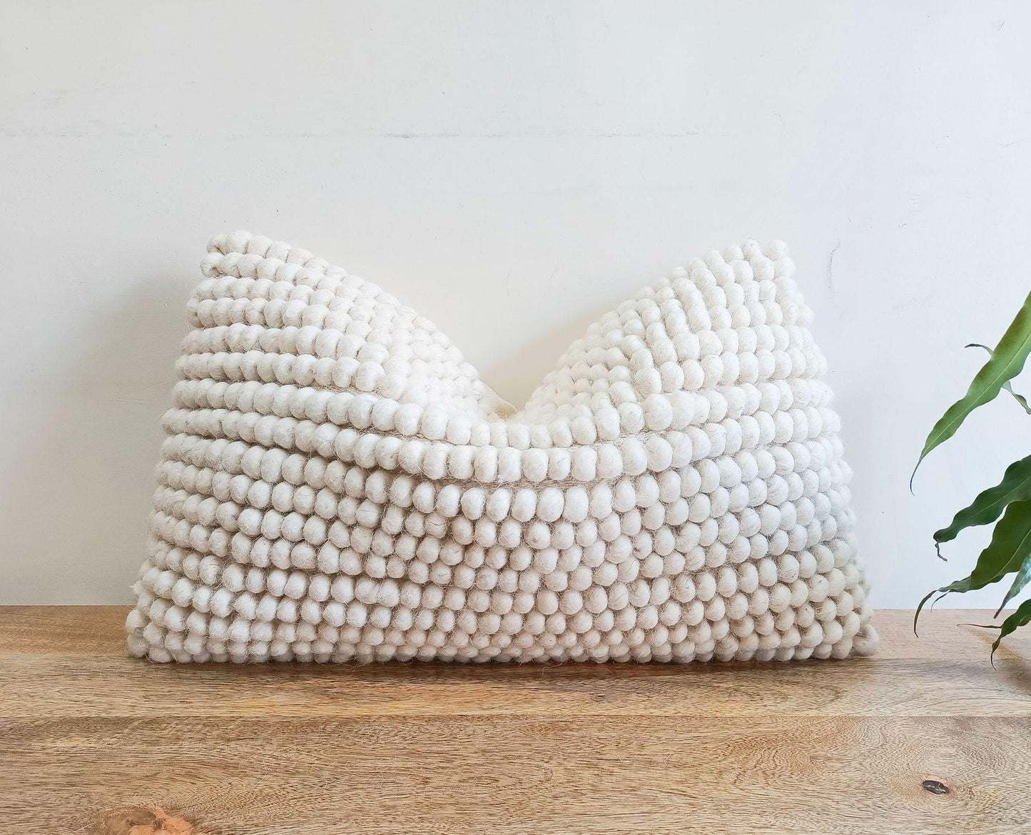 Organic Cotton lumbar pillow cover Rug design Pillow Cover handloom Boho Pillow - EcoStuff