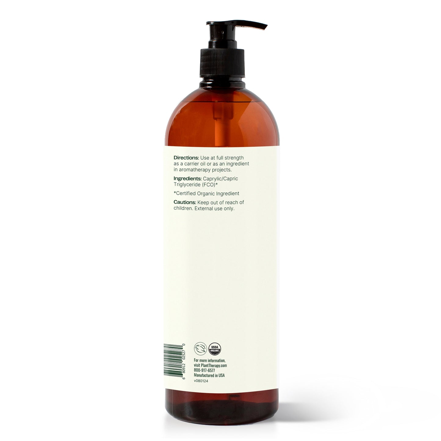 Organic Fractionated Coconut Carrier Oil - EcoStuff