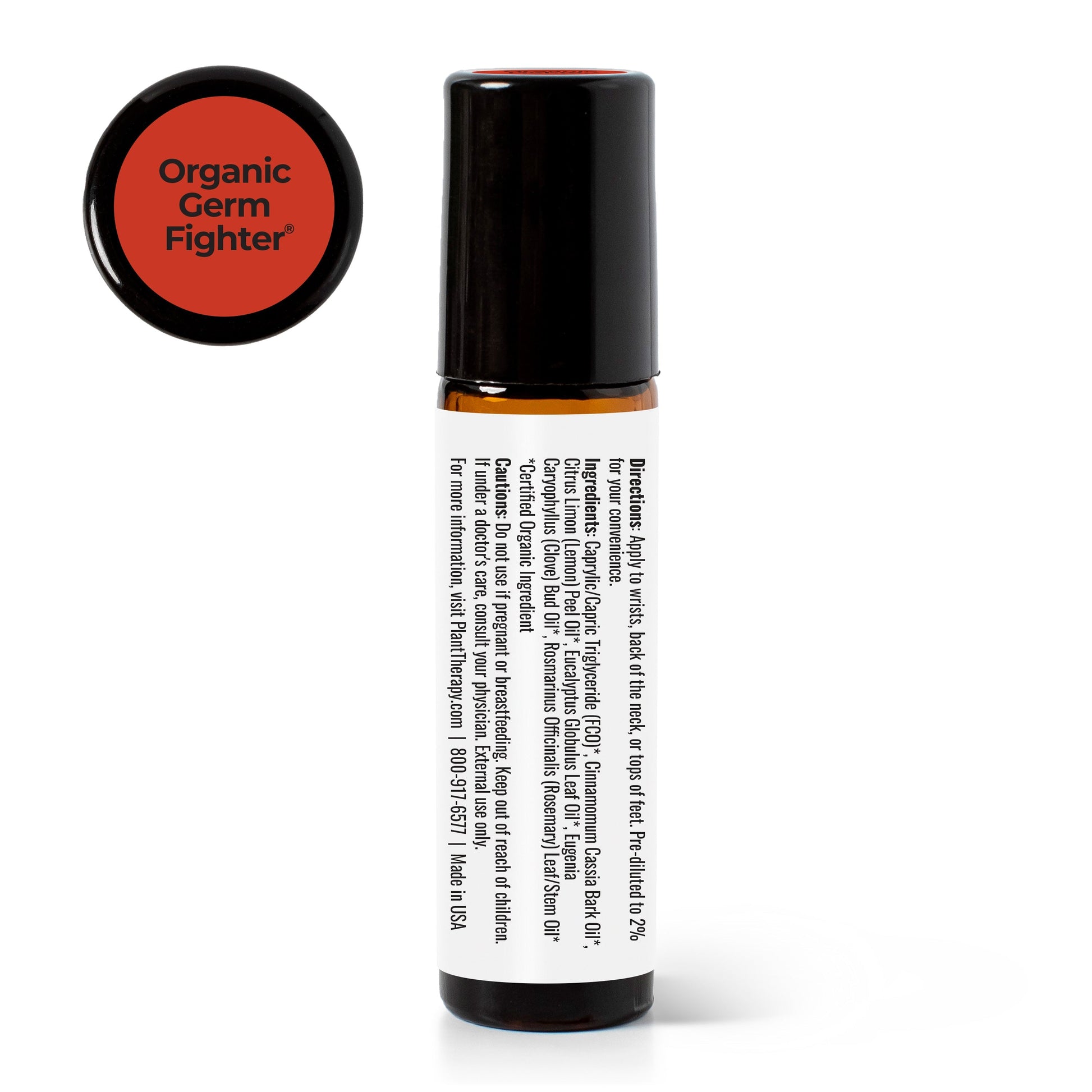 Organic Germ Fighter®️ Essential Oil Blend Pre - Diluted Roll - On - EcoStuff