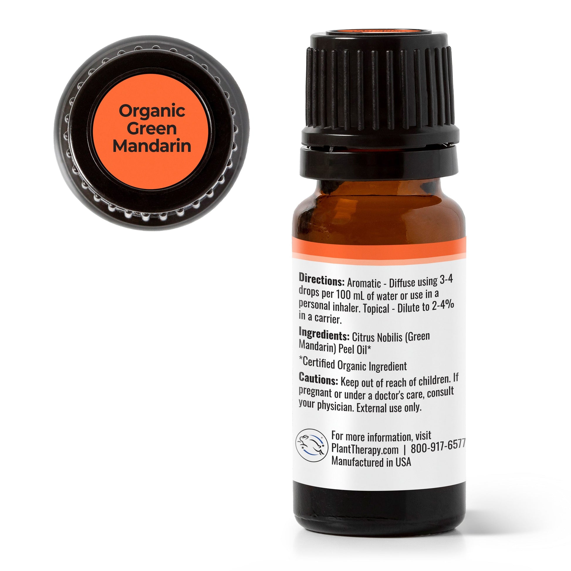 Organic Green Mandarin Essential Oil - EcoStuff