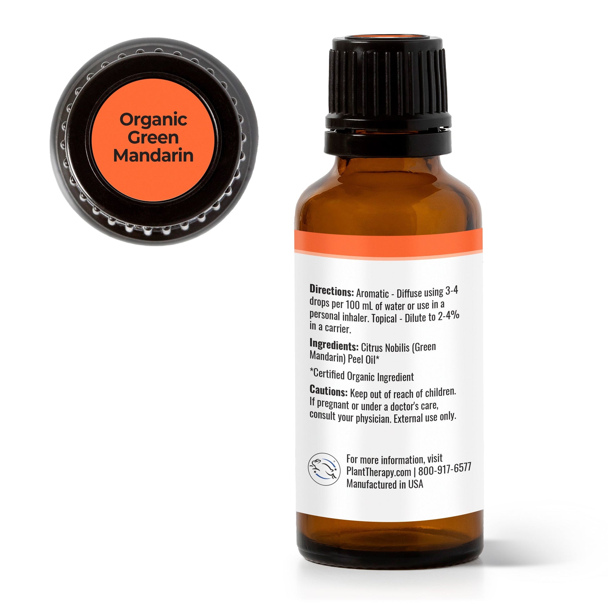 Organic Green Mandarin Essential Oil - EcoStuff