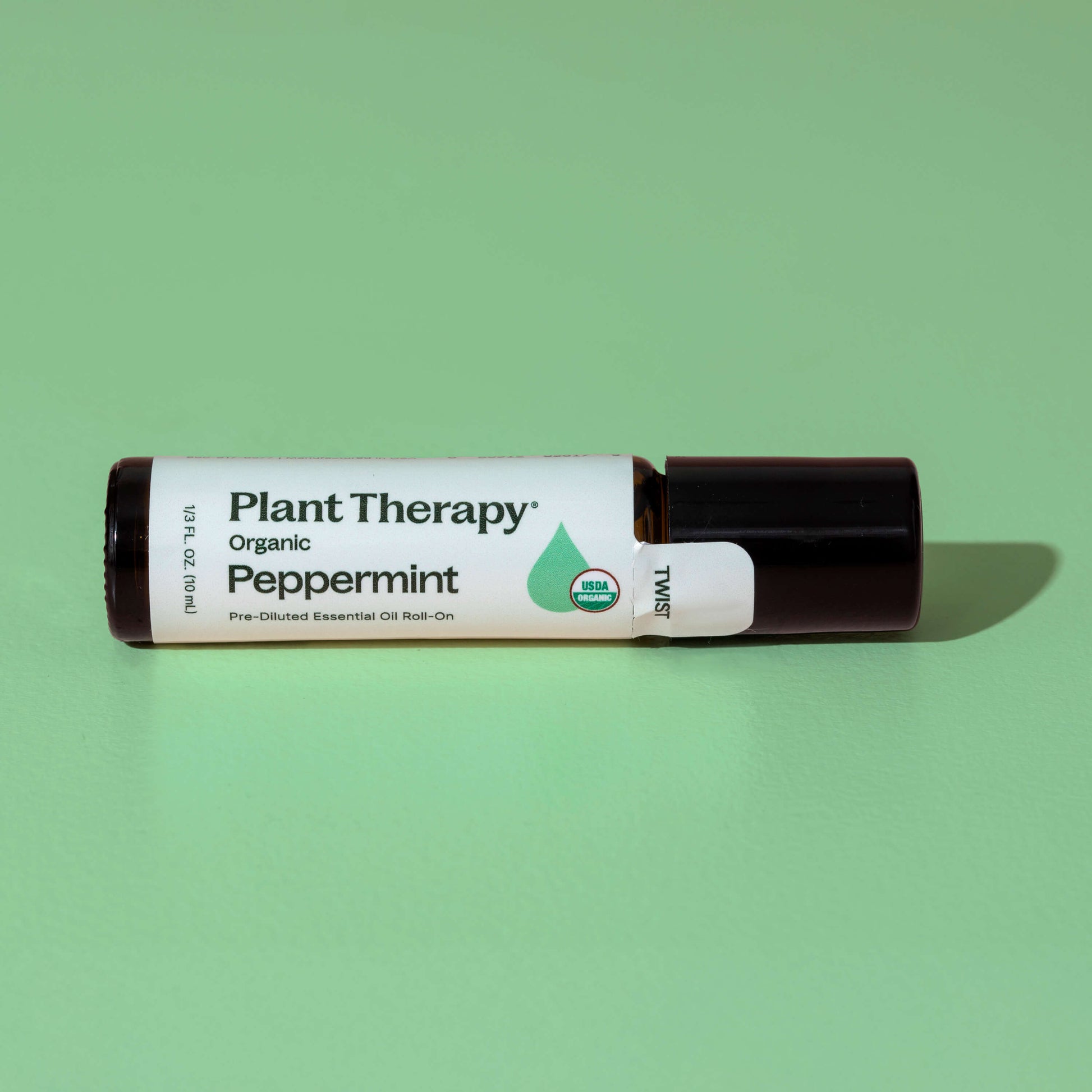 Organic Peppermint Essential Oil Pre - Diluted Roll - On - EcoStuff