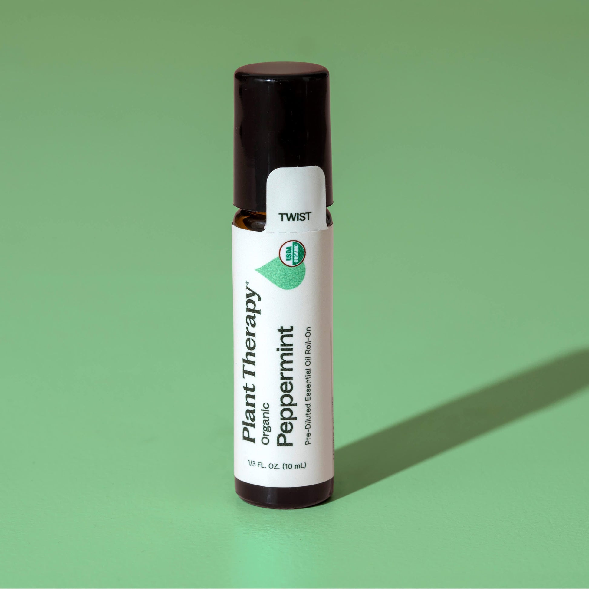 Organic Peppermint Essential Oil Pre - Diluted Roll - On - EcoStuff
