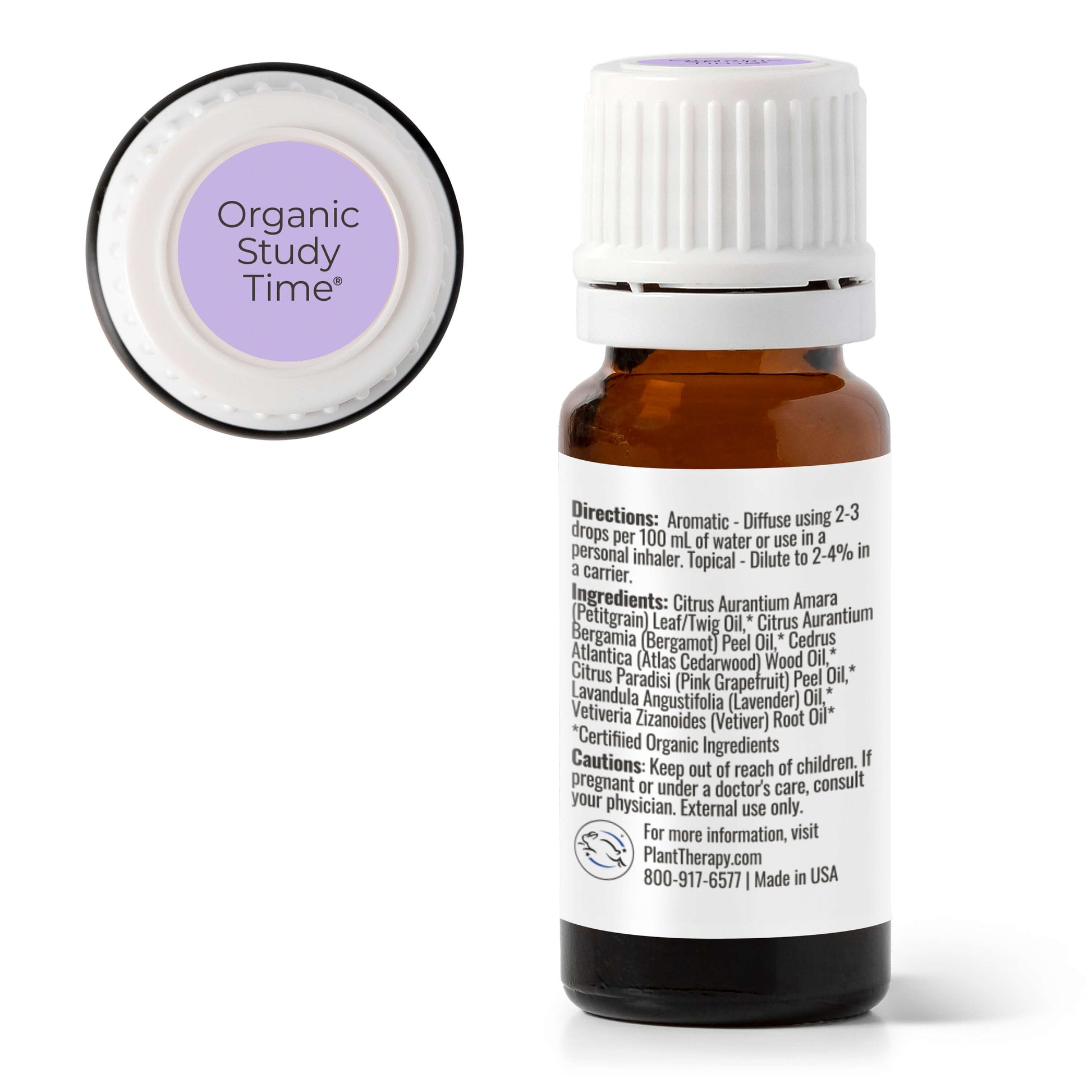 Organic Study Time KidSafe Essential Oil - EcoStuff