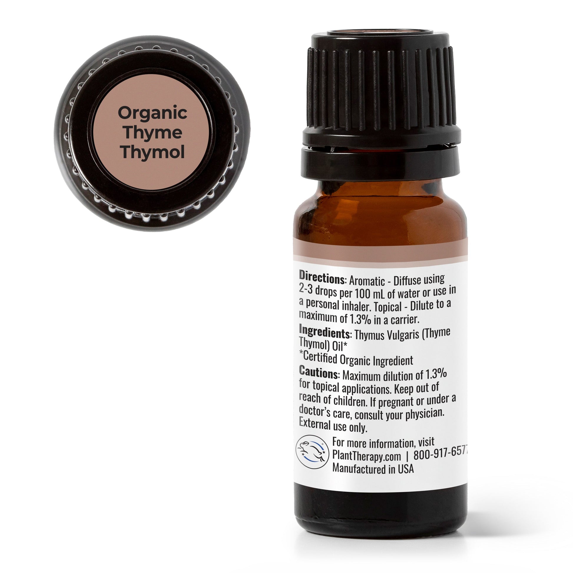 Organic Thyme Thymol Essential Oil - EcoStuff