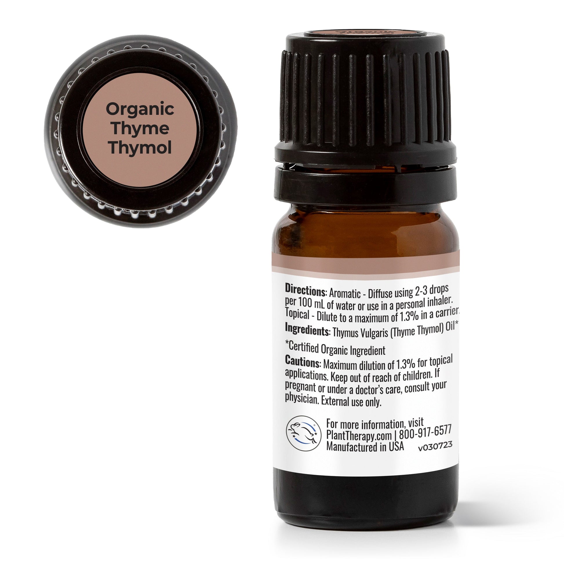 Organic Thyme Thymol Essential Oil - EcoStuff