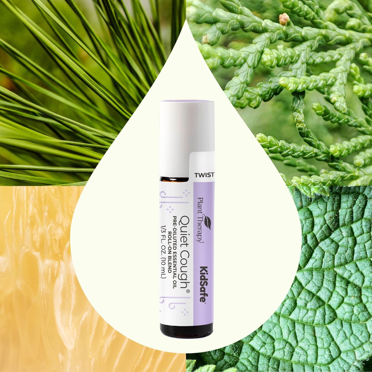 Quiet Cough™ KidSafe Essential Oil Blend Pre - Diluted Roll - On - EcoStuff