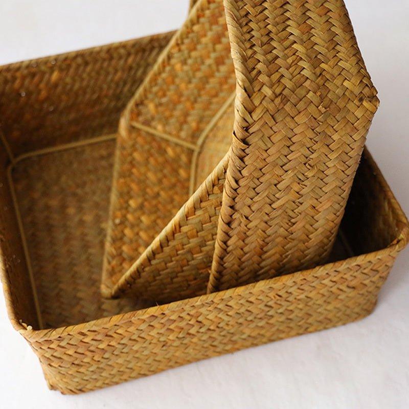 Wicker Basket Storage Box - EcoStuff
