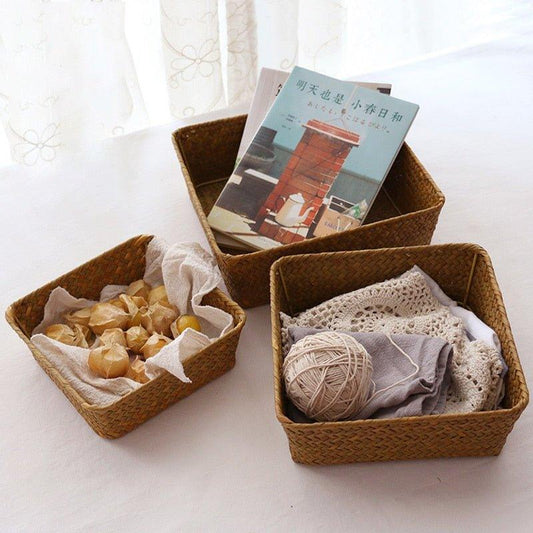 Wicker Basket Storage Box - EcoStuff